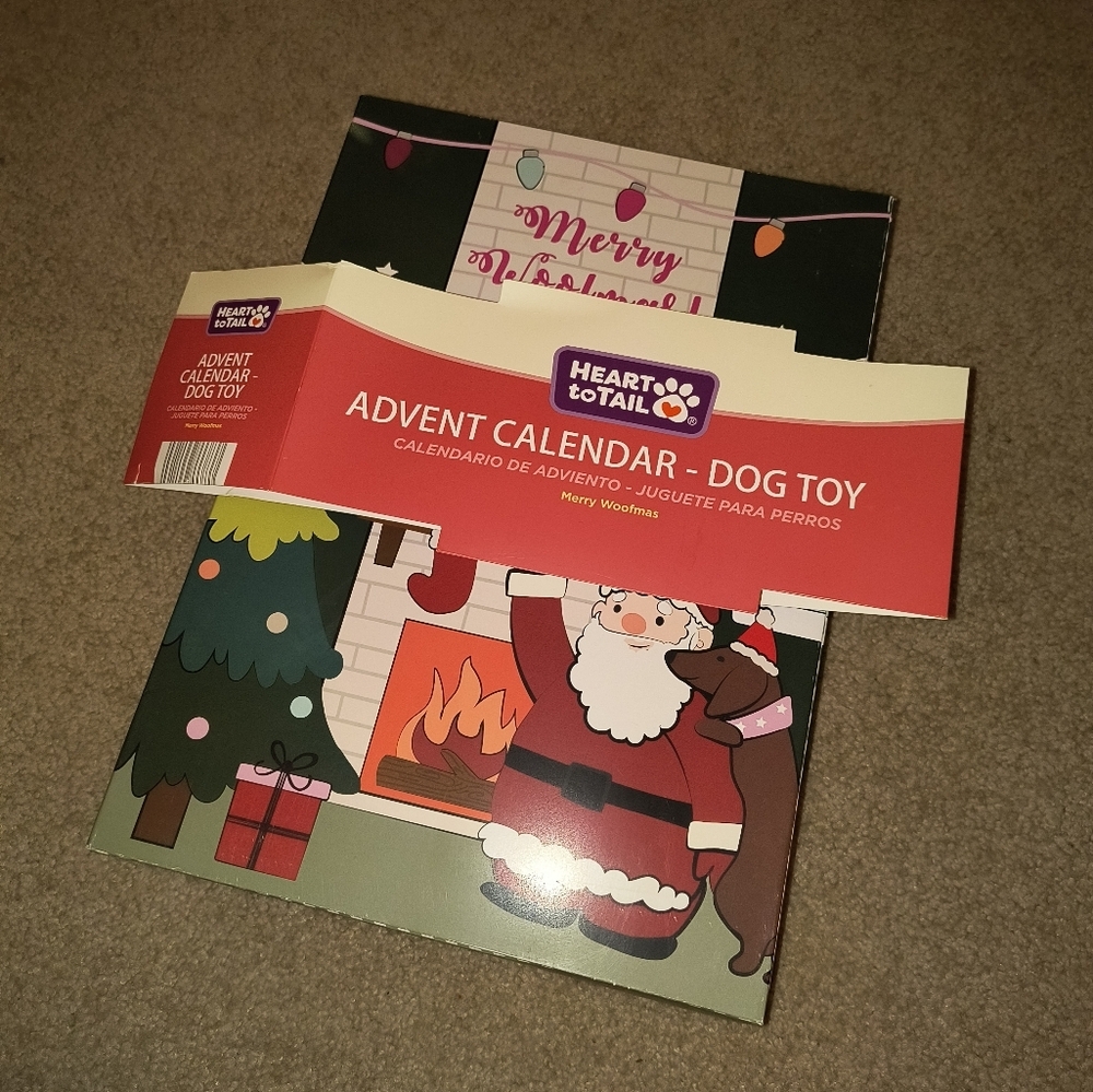 Heart to Tail Holiday Dog Toy Calendar Home Decor Christmas Advent Seasonal - Picture 3 of 5